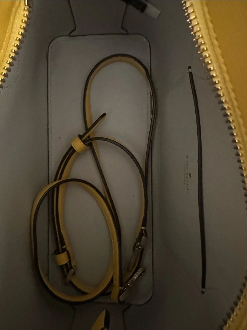 kate spade Yellow Floral Dome Satchel